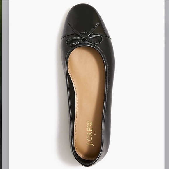 J. Crew Cap Toe Ballet Flats Black Sz 9 M Brand New with Tag Chic & Comfortable - Picture 3 of 10